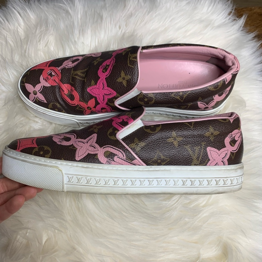 LV Monogram Bay Slip sneakers